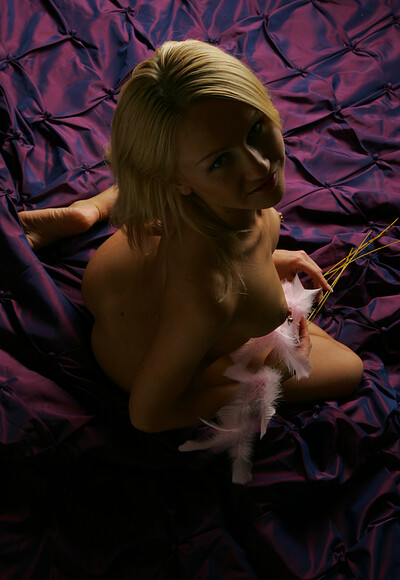 Vanessa S in Feather for pussy from Stunning 18