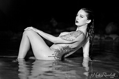 Maddy May in Dark Waters B And W Film from Holly Randall