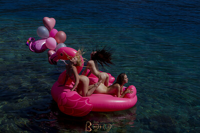 Amy and Milena Angel in Happy Birthday Dear Milena from Boho Nude Art