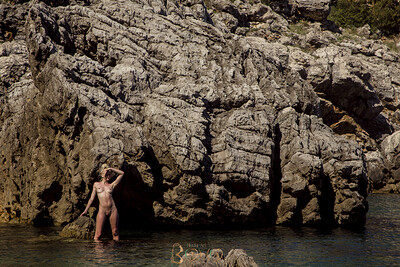 Nika in Landscape from Boho Nude Art