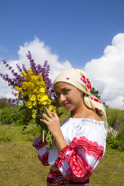 Yonifer Salsa in Babushka from Boho Nude Art