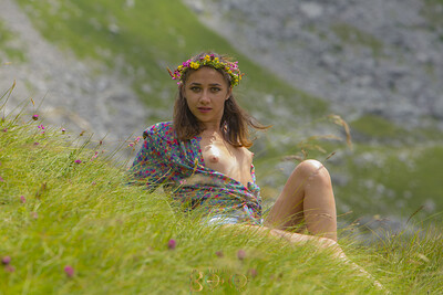 Yonifer Salsa in Peaceful Skies from Boho Nude Art