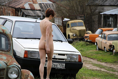 Atisha in Soviet Cars Museum from Nude In Russia