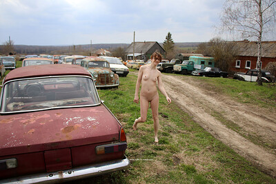 Atisha in Soviet Cars Museum from Nude In Russia