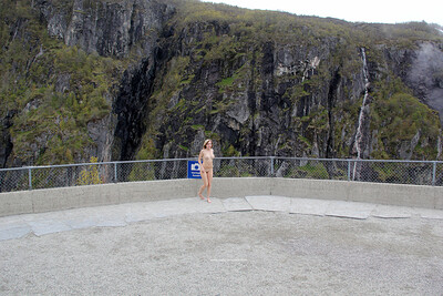 Eva P in North Adventures Part 16 Veringfossen from Nude In Russia