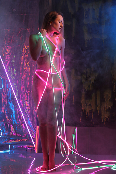 Nastia 4 in Nude Art Workshop Neon from Nude In Russia