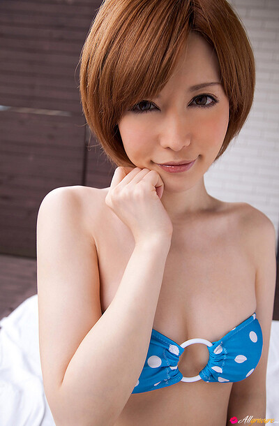 Yuria Satomi in Polka Dot Cutie from All Gravure