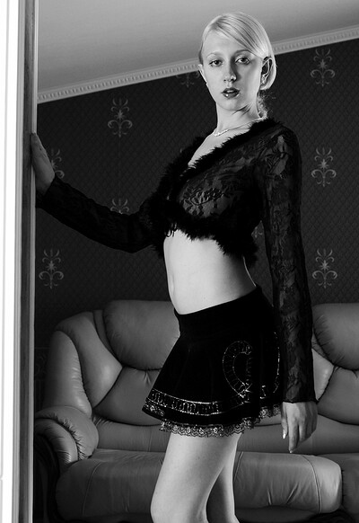 Cilya in Black and White Gallery from Stunning 18