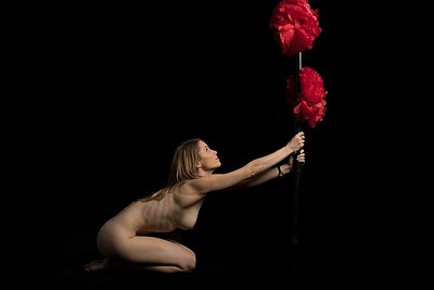 misty-day in Dab Of Red from Nude Muse
