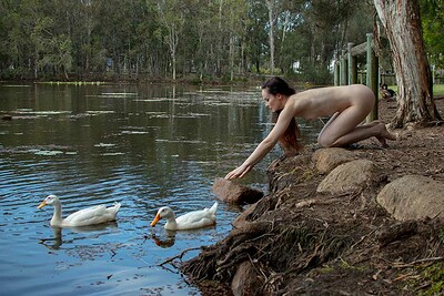Anne in Duck Pond from Nude Muse