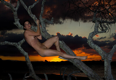 Angela in Sunset from Nude Muse