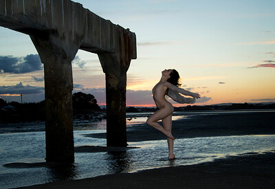 Lilly-Rae in Sunset Ruin from Nude Muse