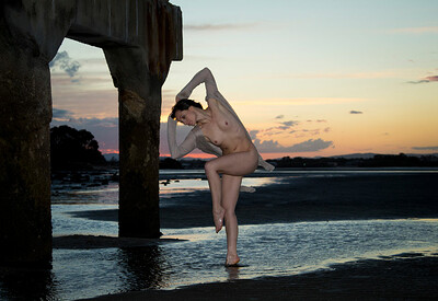 Lilly-Rae in Sunset Ruin from Nude Muse