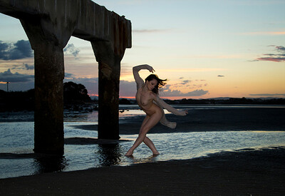 Lilly-Rae in Sunset Ruin from Nude Muse