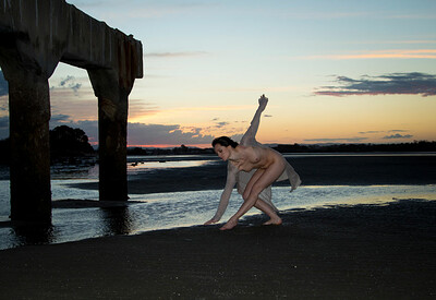 Lilly-Rae in Sunset Ruin from Nude Muse