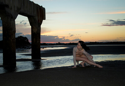 Lilly-Rae in Sunset Ruin from Nude Muse