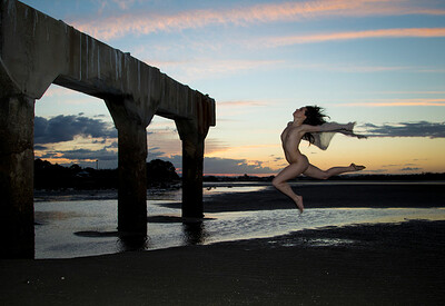 Lilly-Rae in Sunset Ruin from Nude Muse