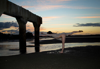 Lilly-Rae in Sunset Ruin from Nude Muse
