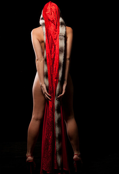 Sindy in Red Cloak from Nude Muse