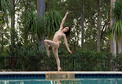 Lilly-Rae in Swimming Pool from Nude Muse