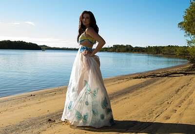 Sweetie in Butterfly Dress from Nude Muse