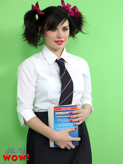 Jocelyn-Kay in College Outing from Pinup Wow