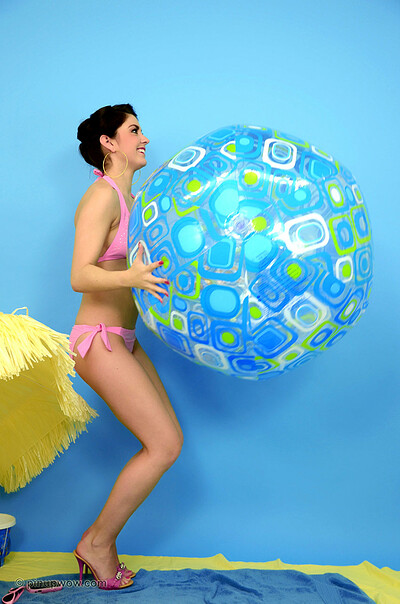 Bryoni-Kate in Beach Ball Babe from Pinup Wow
