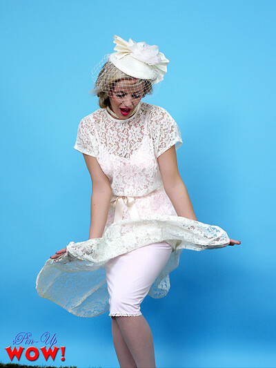 Amy Green in Spring Breeze... from Pinup Wow