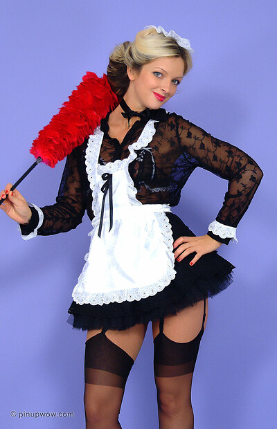 Zuziana in Maid at Work from Pinup Wow