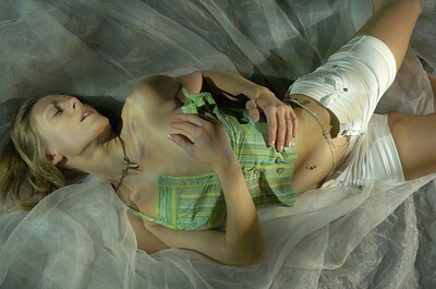 Zoe in Voile Erotique from Louis de Mirabert