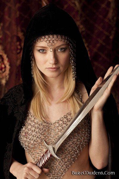 Gadriella in Chainmail Maiden from Bare Maidens