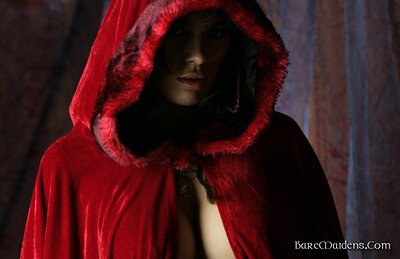 Mega of Lille in Mega Red Cape from Bare Maidens