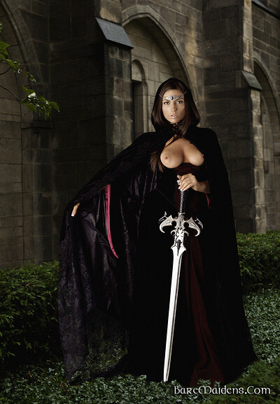 Ecza in Sword Cosplay from Bare Maidens