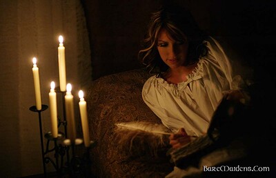 Courtney in Midnight Writer from Bare Maidens