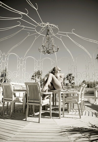 Michelle in Restaurant On The Beach from Gallery Carre