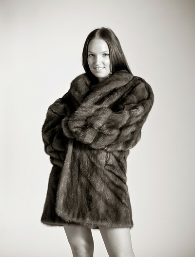 Esmeralda in Fur Coat from Gallery Carre