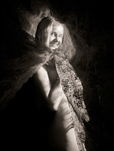Anastasia in Red Tunnel from Gallery Carre