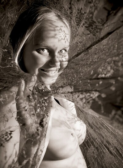 Anastasia in Red Tunnel from Gallery Carre