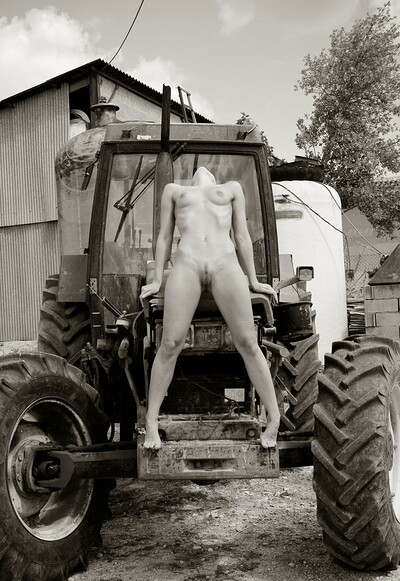 Angelina in Red Tractor from Gallery Carre