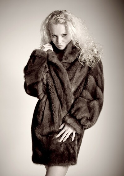 Katka in Fur Coat from Gallery Carre