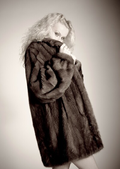 Katka in Fur Coat from Gallery Carre