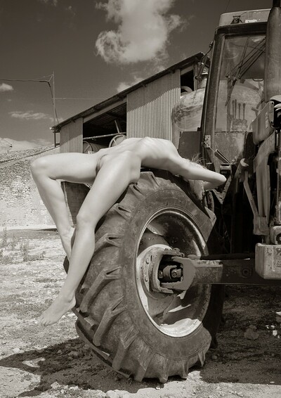 Angelina in Red Tractor from Gallery Carre