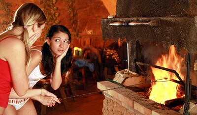 Sue A and Priscilla E in #10666 from Club Sweethearts