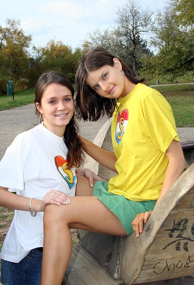 Victoria F and Dana C in #7677 from Club Sweethearts