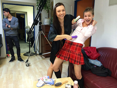 Behind the scenes
