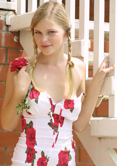 Joss in Sunbath from 18 Magazine