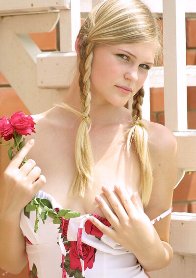 Joss in Sunbath from 18 Magazine