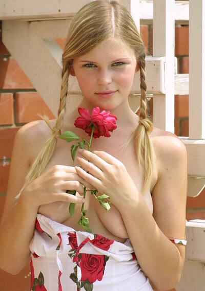 Joss in Sunbath from 18 Magazine