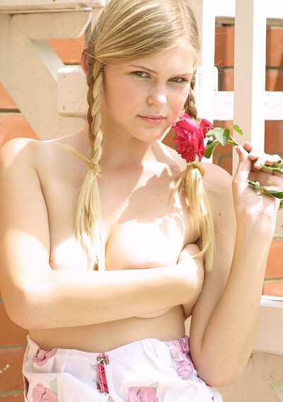 Joss in Sunbath from 18 Magazine