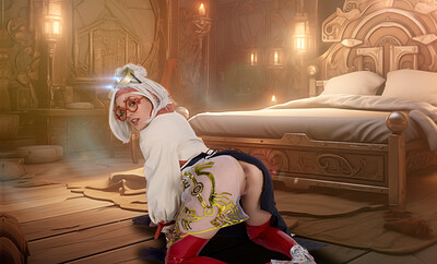 Katie Kush in Tears Of The Kingdom Purah from VR Cosplay X